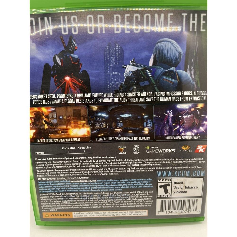 XCOM 2 Xbox One - Complete CIB - Tested - Picture 4 of 8